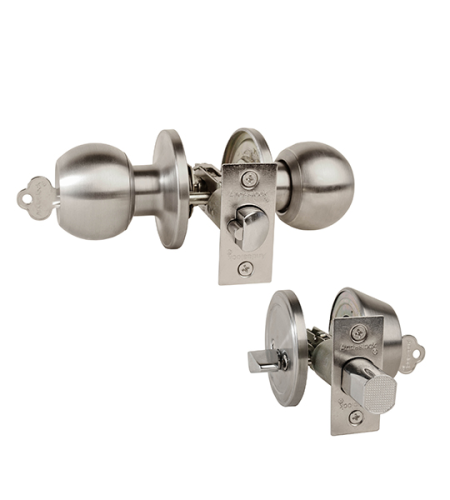 Kit Pomo y Cerrojo Acceso Principal Andeslock - LLave Multipunto