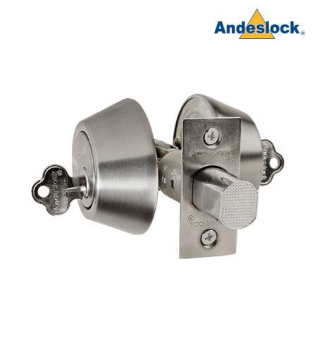 Cerrojo de Seguridad con cilindro por ambos lados, llaves multipunto Andeslock