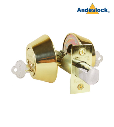 Cerrojo de Seguridad con cilindro por ambos lados, llaves multipunto Andeslock
