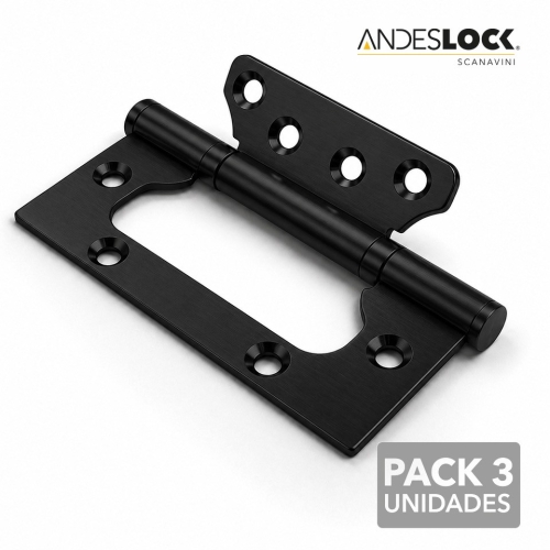 Bisagras Mariposa  Acero Negro 40x30 / Con Rodamientos
