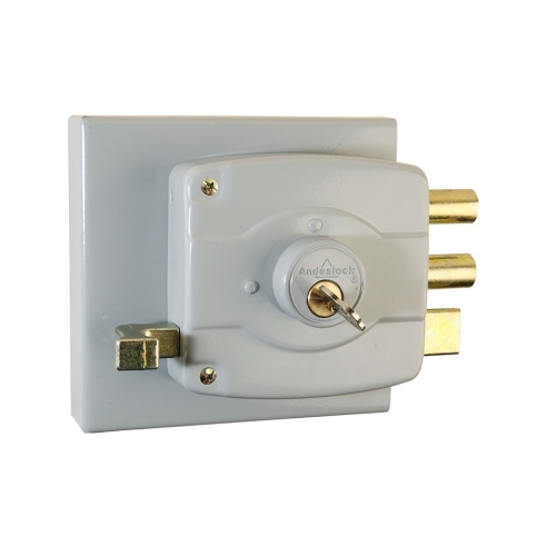 Cerradura de acceso Principal con caja metálica  para puertas de hasta 30 mm de espesor