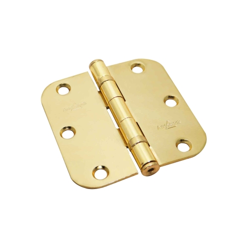 Bisagras Acero Latonado Pulido 30x30/Con Rodamientos y canto redondo