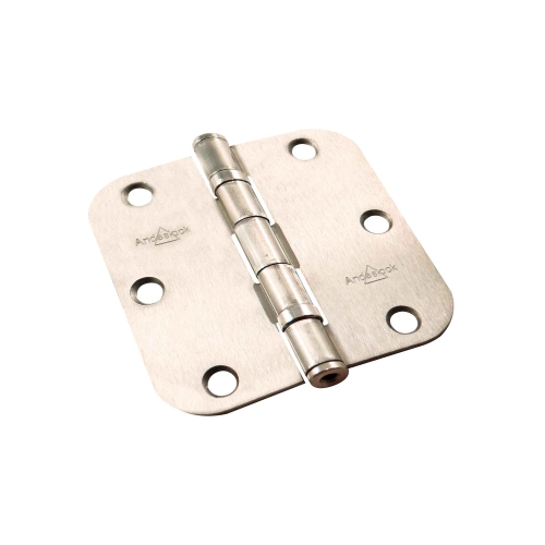 Bisagras Acero Niquelado Satinado 30x30 / Con Rodamientos y canto redondo