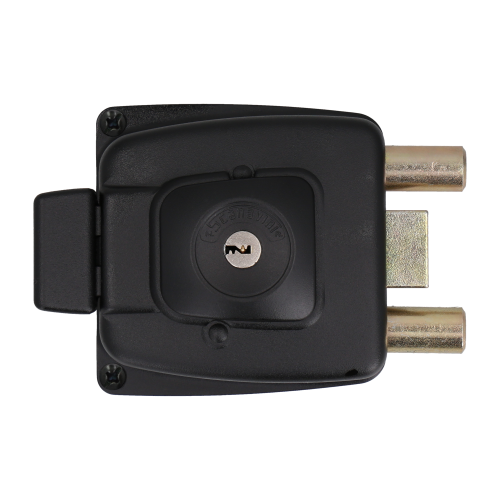 Cerradura de acceso Principal, reja o bodega para puertas de hasta 50 mm /Sin Tirador