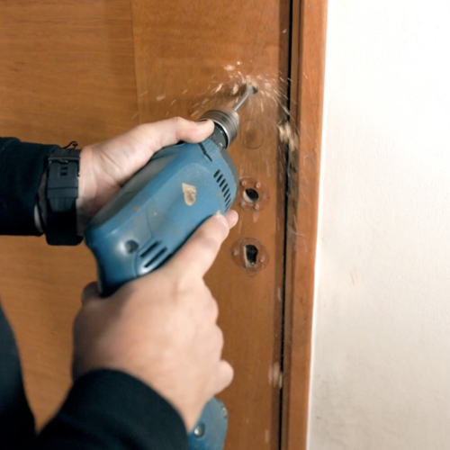 Instalación Cerradura de Pomo interior Scanavini 