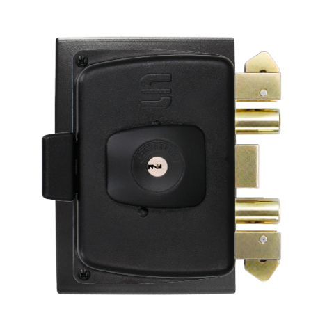 Cerradura Mega Forza con caja metalica para acceso Principal, reja, bodega y puerta de corredera de hasta 30 mm de espesor 